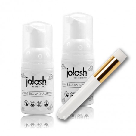 2 x Jolash - Szampon do rzęs + SZCZOTKA Lash&Brow Shampoo 30ml NEW 2022!!!!