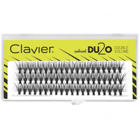 Clavier - Kępki Rzęs 12mm – D2UO Double Volume